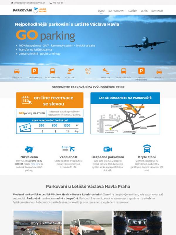 Parkování letiště Václava Havla